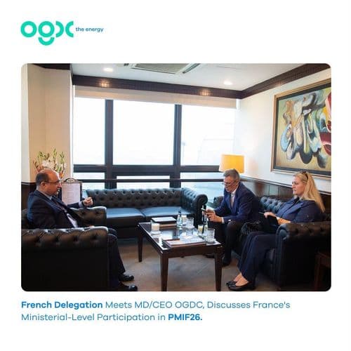 French Delegation Visits OGDCL