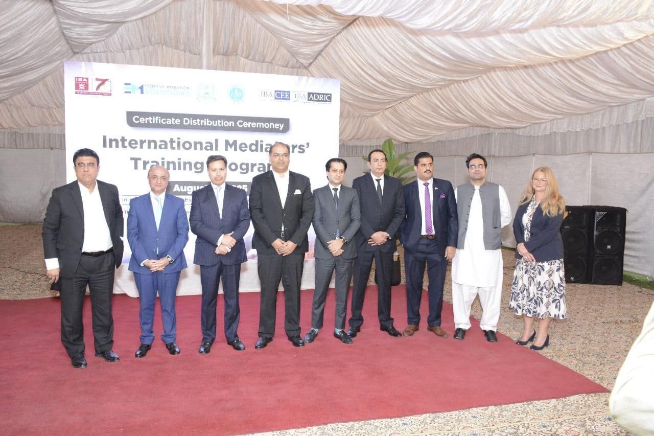 OGDC-IBA Leadership Academy Holds Certificate Distribution Ceremony for International Mediators’ Training Program